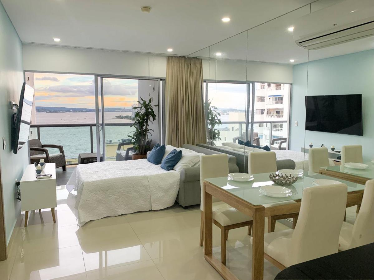 Oceanview Escape Pool, Jacuzzi & Gym In Bocagrande Apartment Cartagena Exterior photo