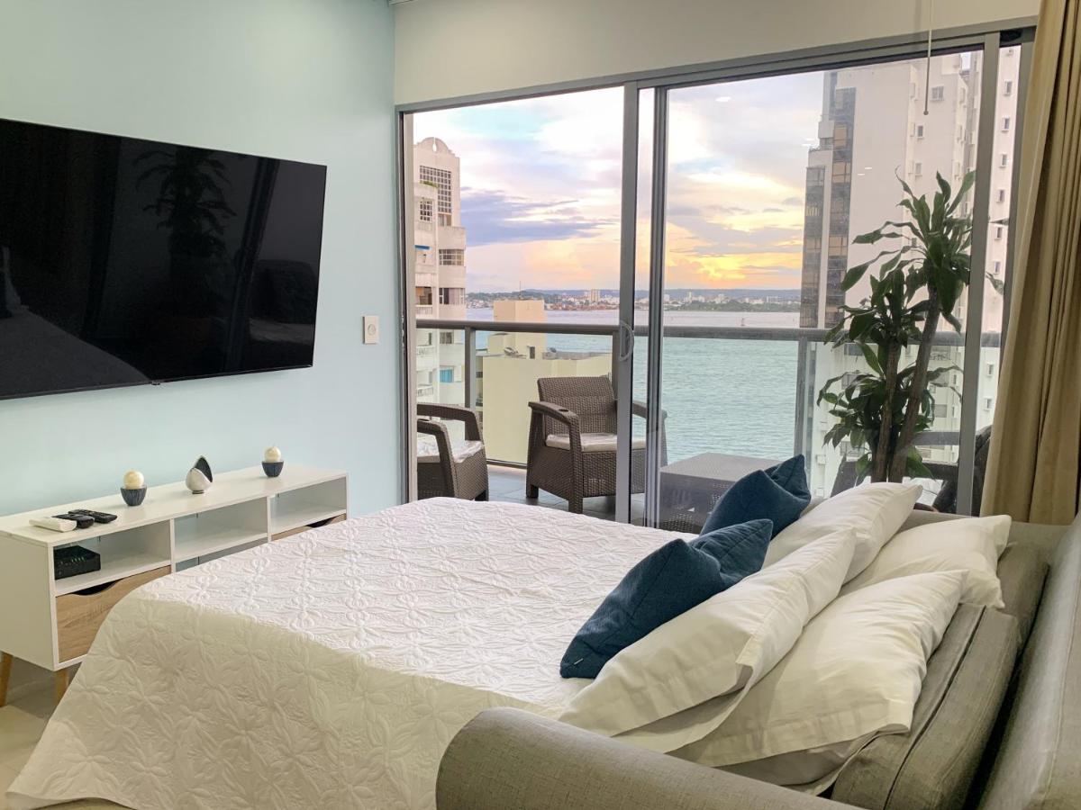 Oceanview Escape Pool, Jacuzzi & Gym In Bocagrande Apartment Cartagena Exterior photo