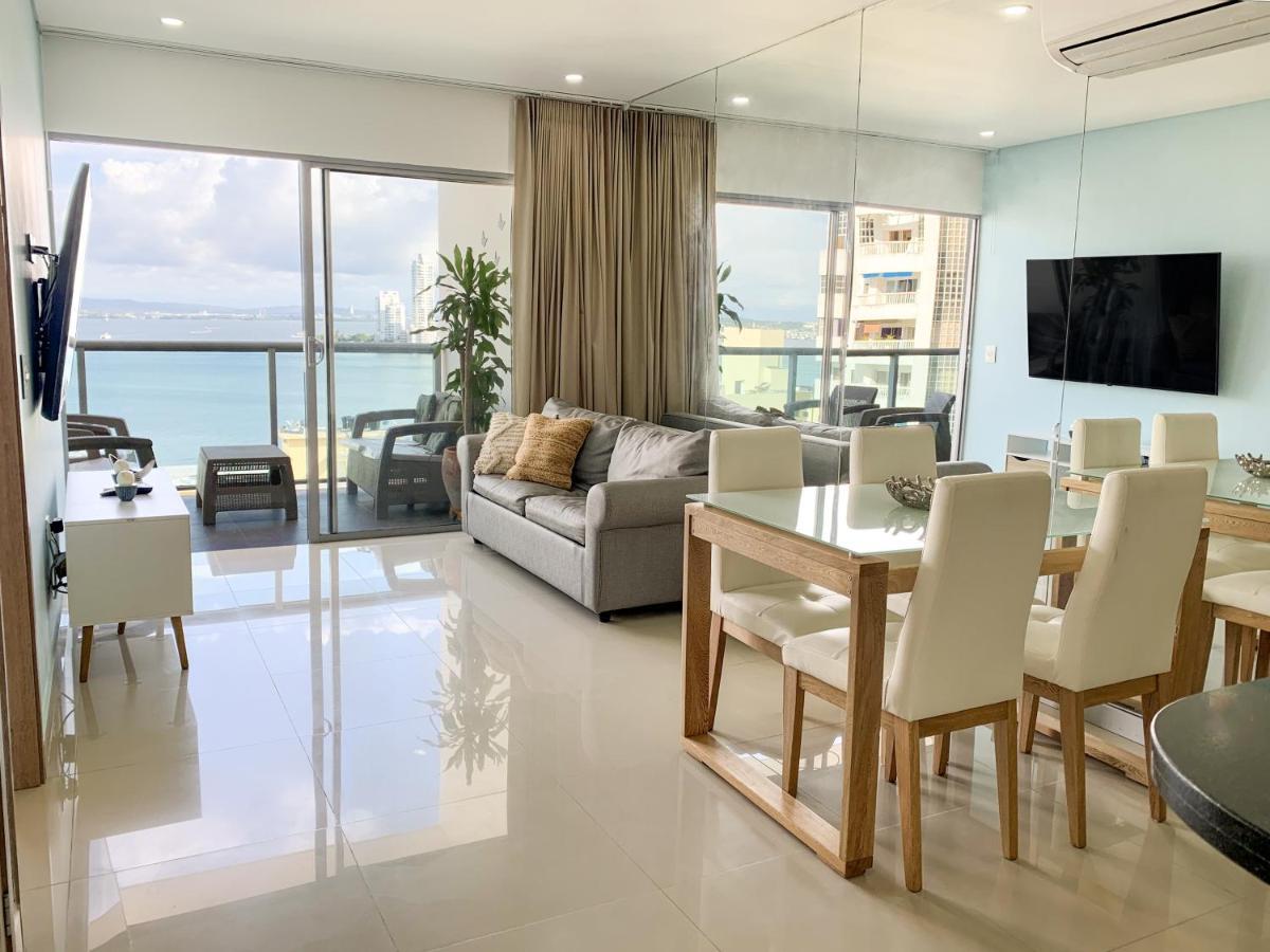 Oceanview Escape Pool, Jacuzzi & Gym In Bocagrande Apartment Cartagena Exterior photo
