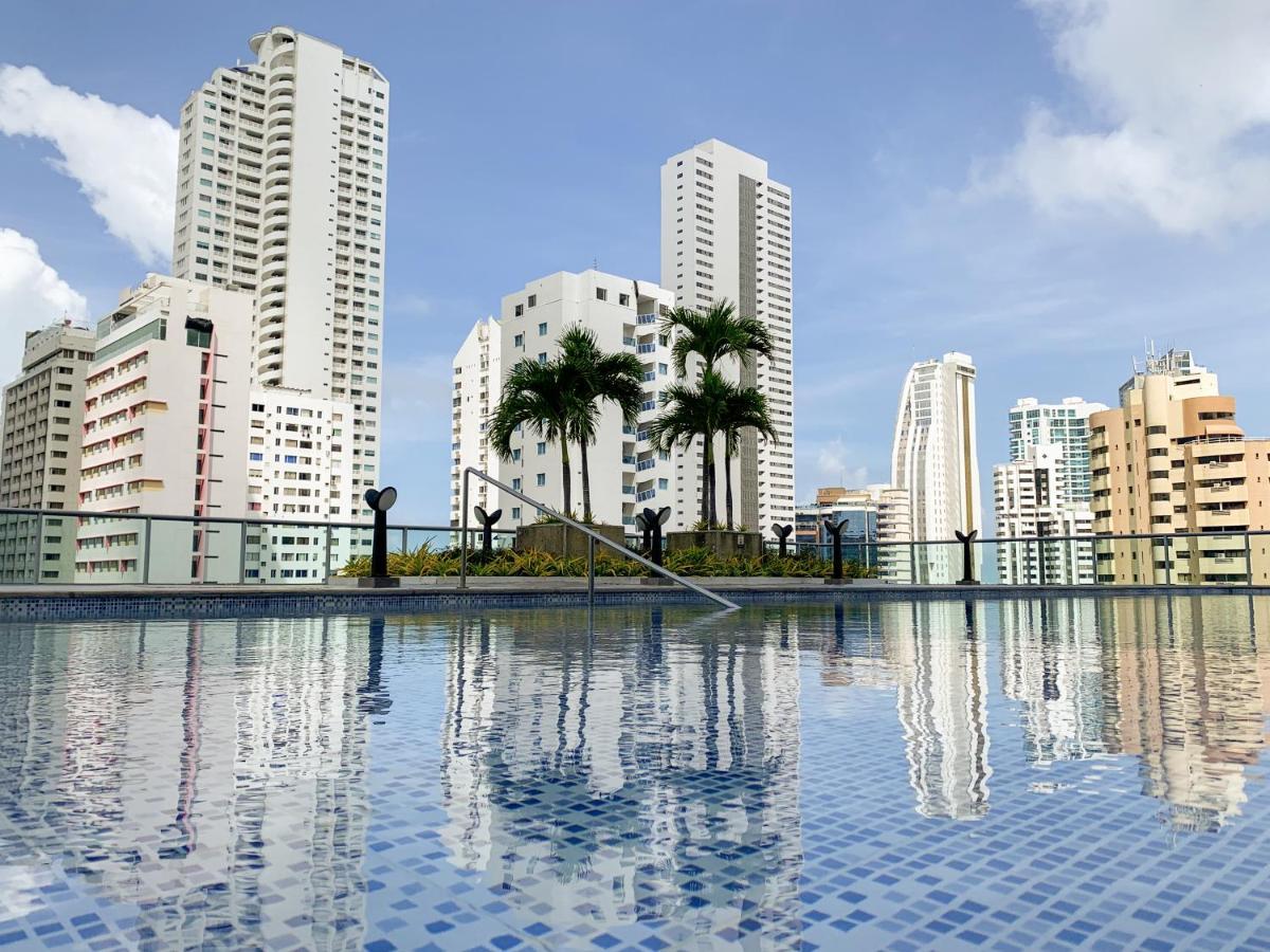 Oceanview Escape Pool, Jacuzzi & Gym In Bocagrande Apartment Cartagena Exterior photo