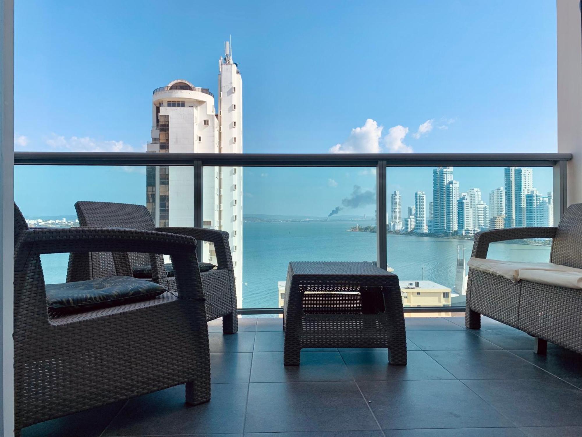 Oceanview Escape Pool, Jacuzzi & Gym In Bocagrande Apartment Cartagena Exterior photo